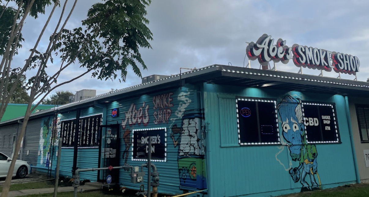 Abe's Smoke Shop Eastside storefront at 701 Tillery St
